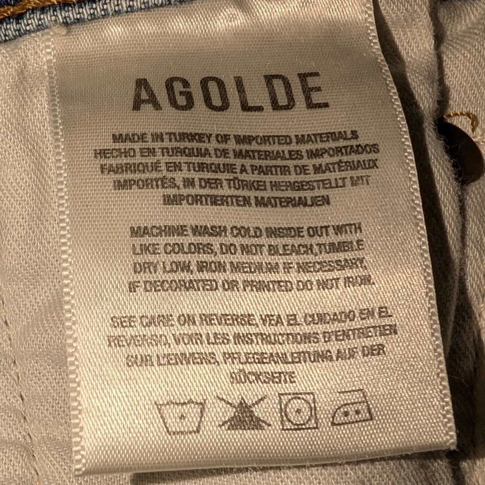 Agolde Los Angeles Light Blue Jeans Sz 28 - Picture 7 of 16
